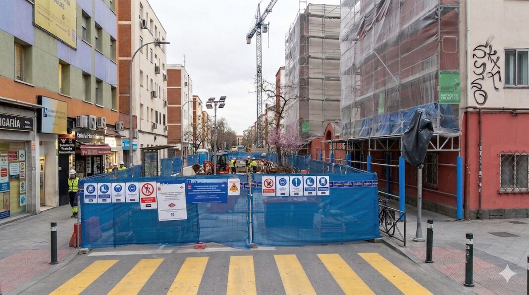 Paseo de Extremadura obras MAR2026 ©AQM-AV-IA