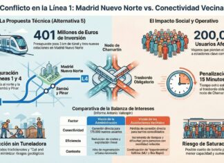 El conflicto de la Línea 1 de Metro en Madrid Nuevo Norte