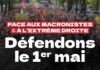 Francia celebra un primero de mayo simbólico contra Macron y la extrema derecha