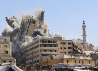 Amnistía Internacional pide investigar como crímenes de guerra la destrucción de edificios en Gaza