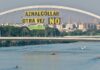 Greenpeace despliega 300 metros de pancarta en Sevilla contra la reapertura de las minas de Aznalcóllar
