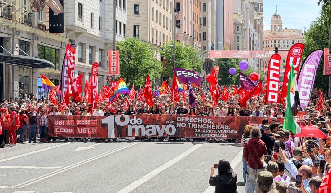 Madrid 1 Mayo 2026 cabecera Gran Vía ©mcl