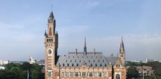 El Palacio de la Paz, sede de la CIJ en La Haya (Países Bajos).