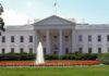 La Casa Blanca, sede del poder ejecutivo estadounidense, en Washington D. C.