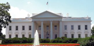 La Casa Blanca, sede del poder ejecutivo estadounidense, en Washington D. C.