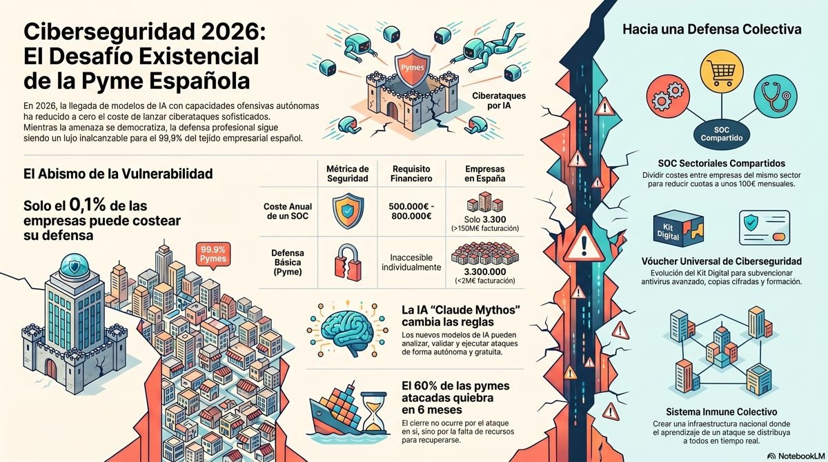 Ciberseguridad 2026 Pymes Españolas ©AqM-AV-IA