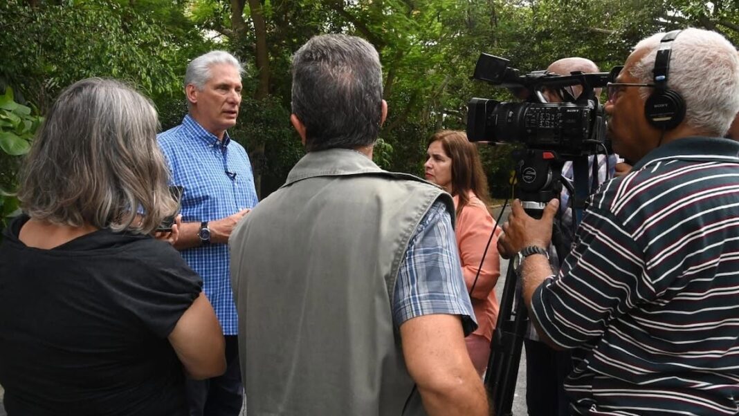 Díaz-Canel comparece ante los medios 13JUN2026