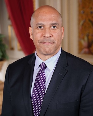 Cory Booker, senador demócrata por Nueva Jersey y exalcalde de Newark
