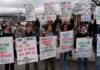 Newark: manifestantes anti-ICE en Delaney Hall ©fotograma