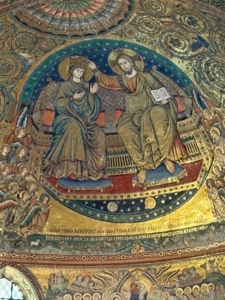 Roma: Mosaico medieval Ábside ©PA-LGC