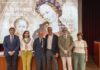 Italia-España: una influencia mutua De izquierda a derecha: Alfonso Palacio, Director Adjunto de Conservación e Investigación del Museo Nacional del Prado; Silvia Churruca, Directora de Comunicación y Relaciones Institucionales de la Fundación BBVA; Javier Solana, Presidente del Real Patronato del Museo del Prado; Joan Molina, Comisario de la exposición y jefe de Colección de pintura europea hasta 1500 del Museo Nacional del Prado; Miguel Falomir, Director del Museo Nacional del Prado, y Marina Chinchilla, Directora Adjunta de Administración del Museo Nacional del Prado, durante la presentación de la exposición. Foto © Museo Nacional del Prado