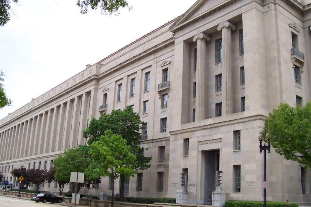 Departamento de Justiia ©Ed Brown Wikimedia Commons Pie de foto: Edificio Robert F. Kennedy del Departamento de Justicia en Washington, sede de la institución que ha activado por primera vez la Alien Terrorist Removal Court.