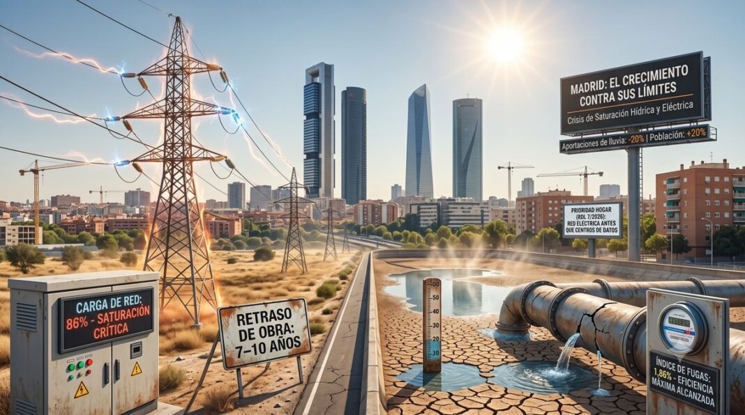 Límites hídricos y eléctricos en Madrid 1 ©AqM-AV-gemini