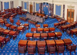 Sala de plenos del Senado de Estados Unidos
