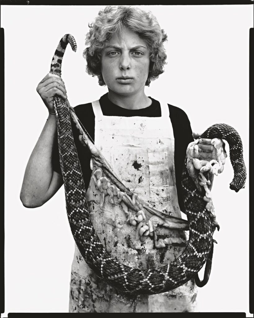 Boyd Fortin. Trece años. Desollador de serpientes. Texas, 1979