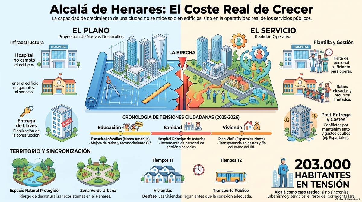 Alcalá El Coste de Crecer ©AqM-AV-gemini