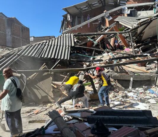 Colombia: viviendas derrumbadas en Pereira ©AA-IPS