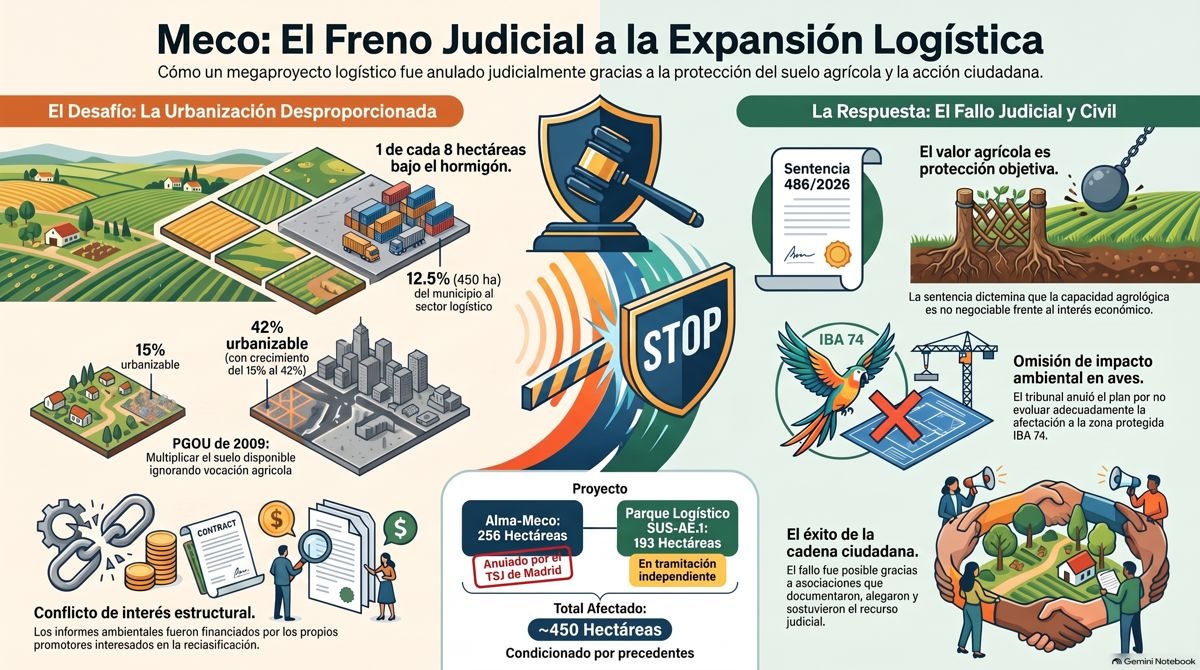 Meco Freno a expansión logística ©AqM-AV-gemini