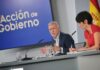 El ministro Ángel Víctor Torres, y la portavoz del Gobierno, Elma Saiz, durante la rueda de prensa. | Pool Moncloa/Sandra Armada. La Moncloa, Madrid - 22.9.2026