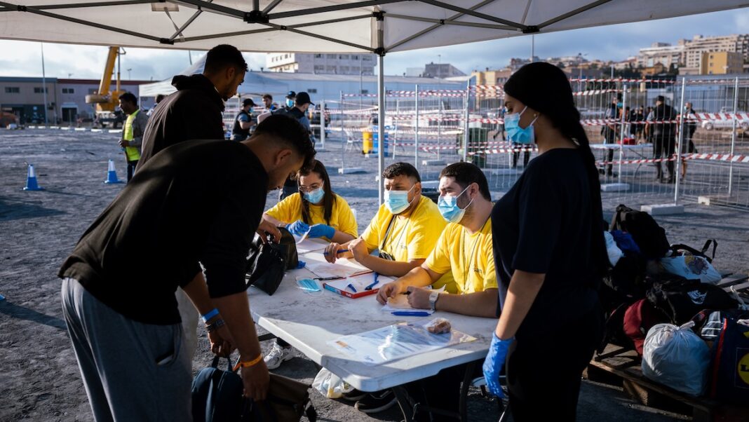 Ceuta SAMU recepción identificación centro acogida 18SEP2026