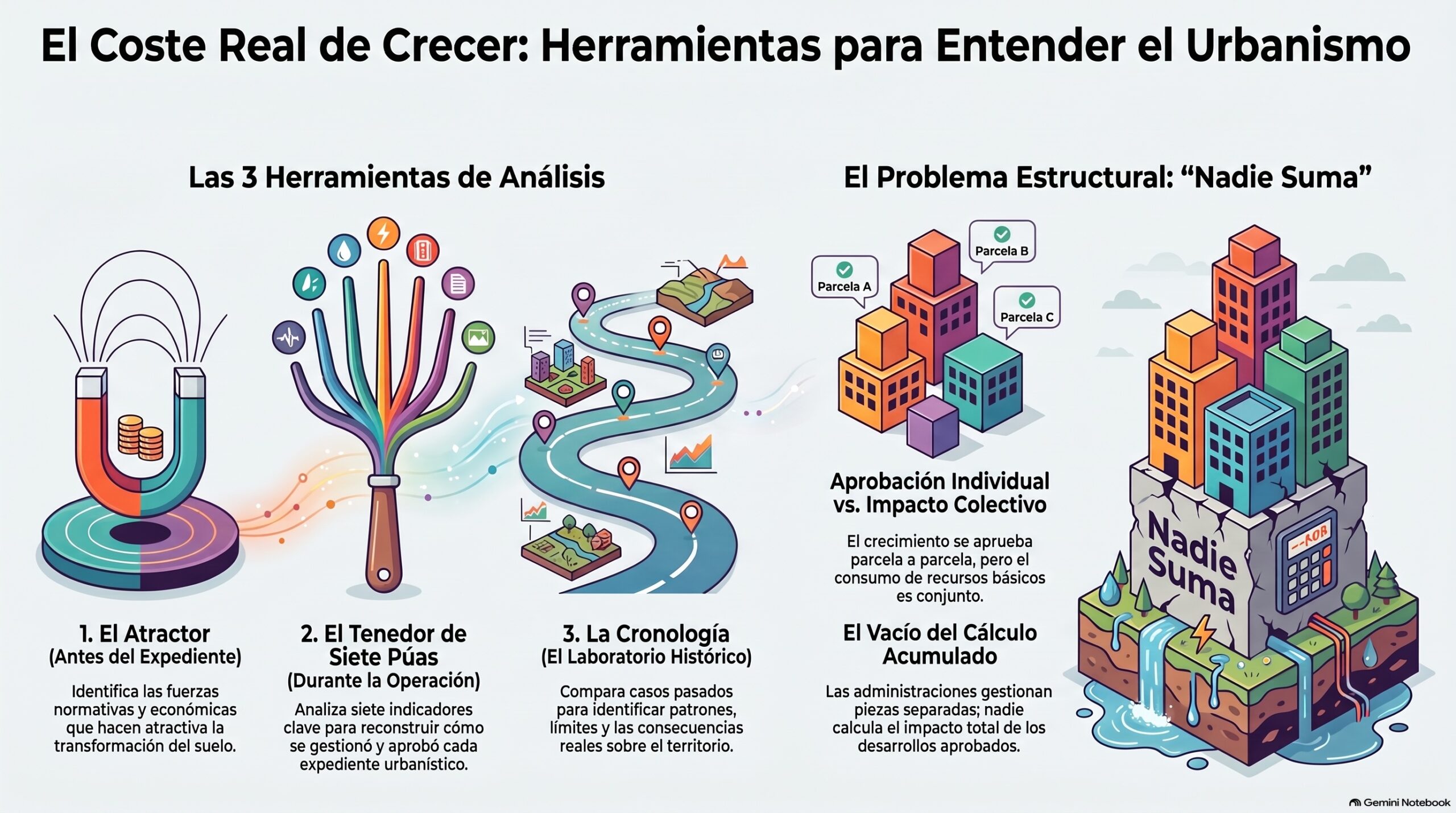 Las tres Herramientas de crecer Análisis ©AqM-AV-ChatGPT