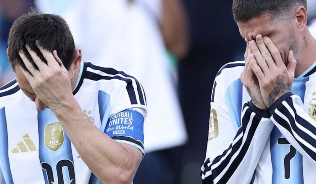 Mundial derrota argentina ©archivopub