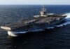 Irán dispara contra un portaaviones de EEUU y Washington hunde tres petroleros iraníes