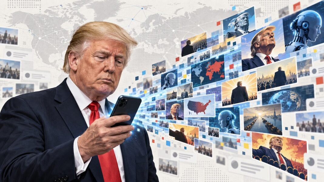 Trump IA redes sociales ©AqM-ChatGPT