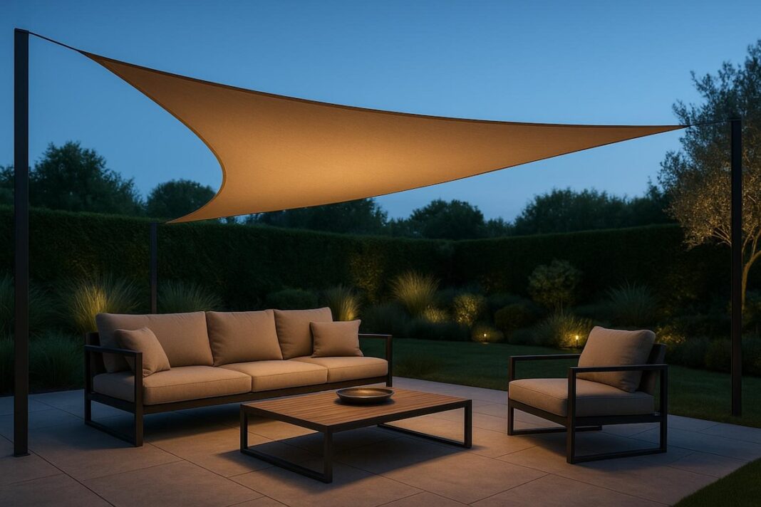 Vela triangular terraza ©archivopub