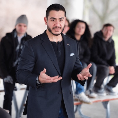 Abdul El-Sayed acto electoral ©abdulforsenate Abdul El-Sayed en un acto electoral. ©abdulforsenate