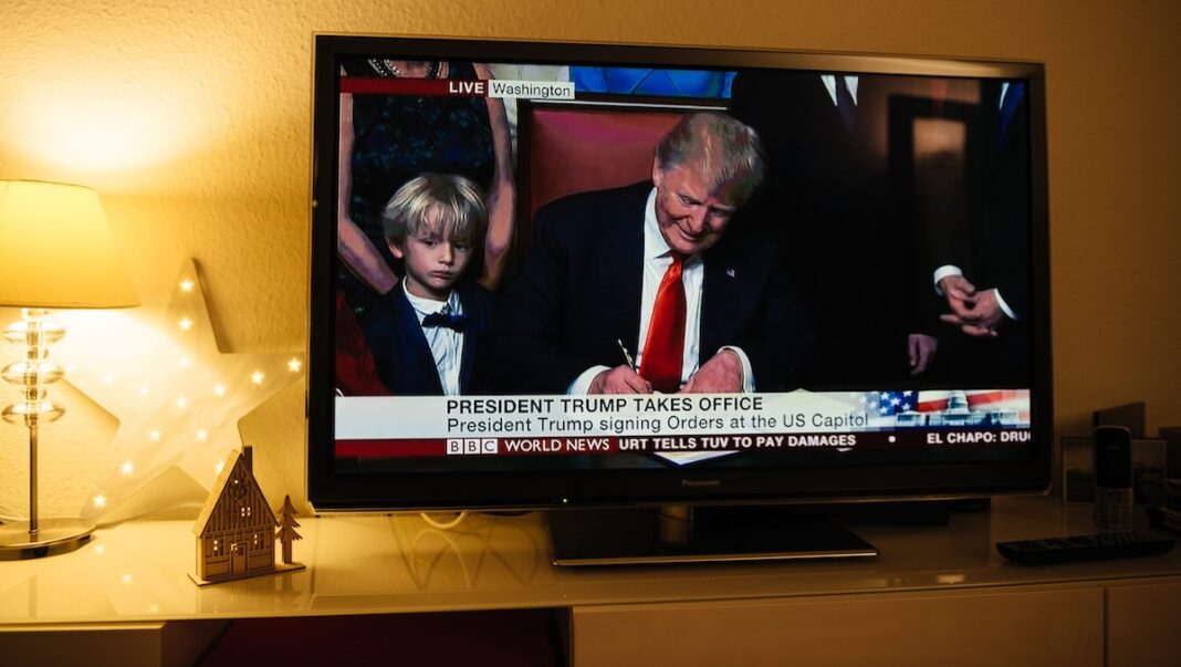 Donald Trump en TV ©123RF