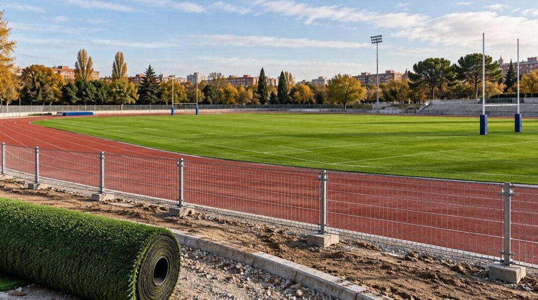 Majadahonda polideportivo Valle del Arcipreste cesped ©AqM-gemini