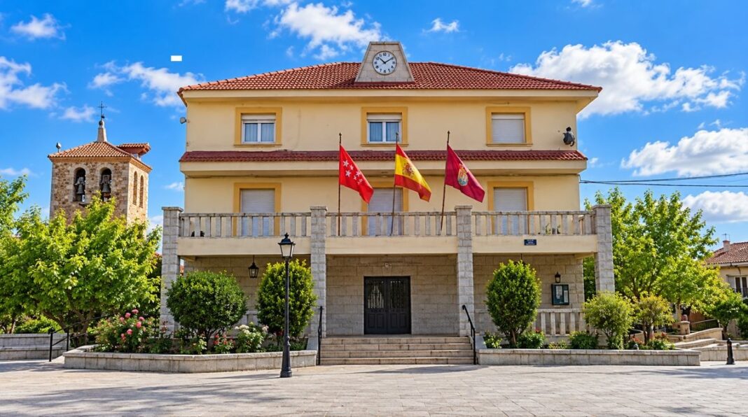 Pedrezuela plaza Ayuntamiento ©AqM-AV-ChatGPT